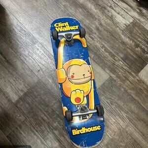 Clint Walker Yellow Monkey Deck 8.25 Birdhouse Skateboard Rare Deck sumner
